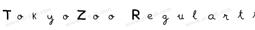 TokyoZoo Regularttf字体转换